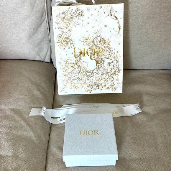 Dior | Bags | Dior Holiday Packaging Box Bag Ribbon | Poshmark